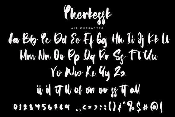 Cherkessk Font Poster 8