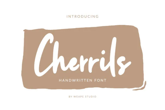 Cherrils Font Cherrils Font Poster 1