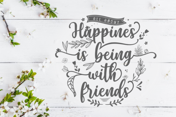 Cherry Blossom Font  Font Poster 5