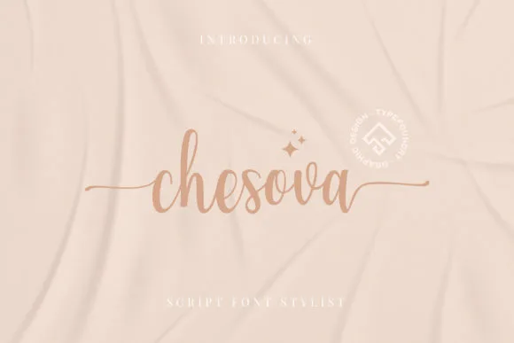 Chesova Font Poster 1