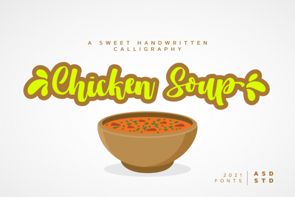Chicken Soup Font Chicken Soup Font Poster 1