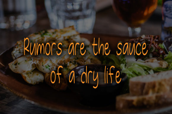 Chiken Sauce Font Poster 2