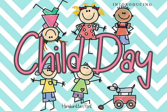 Child Day Font Poster 1