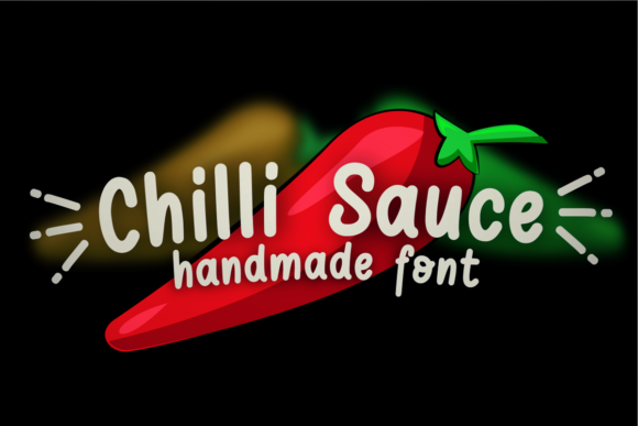 Chilli Sauce Font Poster 1