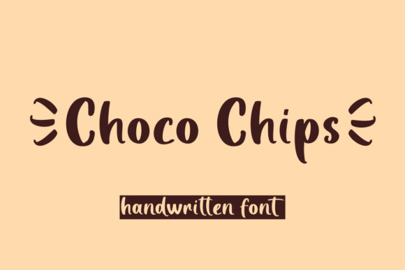 Choco Chips Font Poster 1