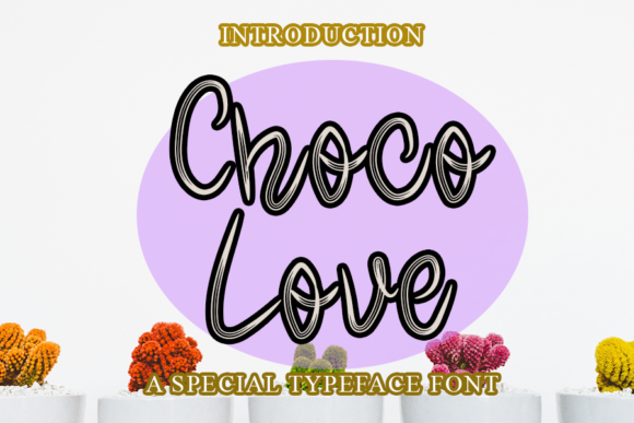 Choco Love Font Poster 1