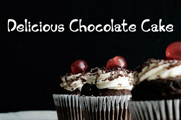 Chocolate Font Poster 3