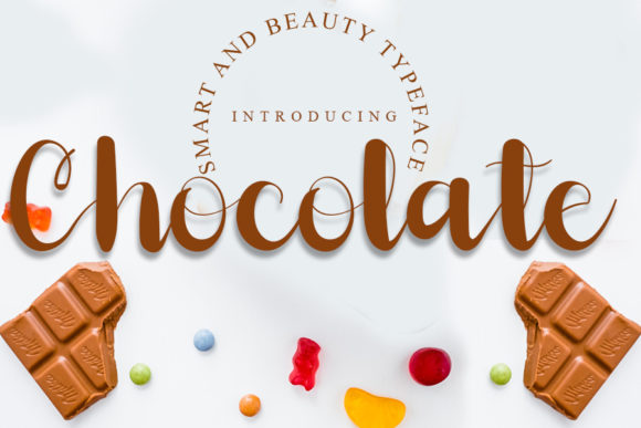 Chocolate Font Poster 1