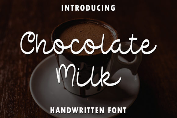 Chocolate Milk Font Poster 1