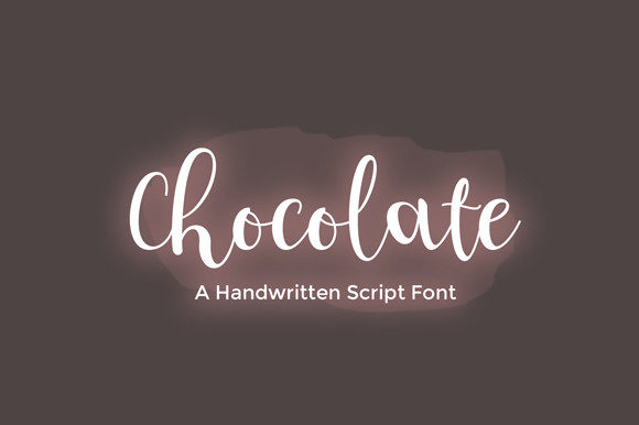 Chocolate Script Font Poster 1