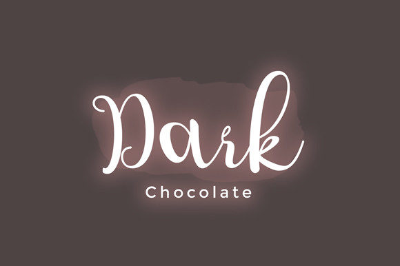 Chocolate Script Font Poster 3