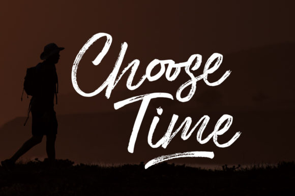 Choose Time Font