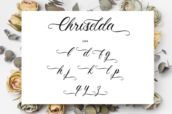 Chriselda Font Poster 14