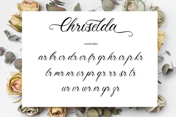 Chriselda Font Poster 17