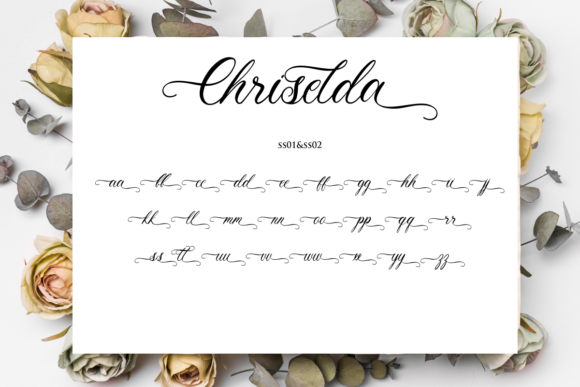 Chriselda Font Poster 18