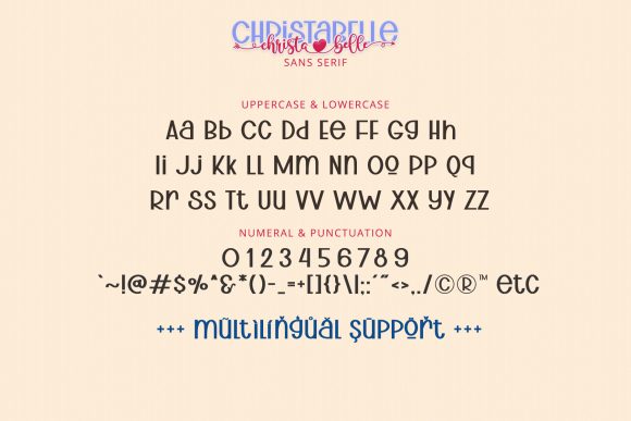 Christabelle Font Poster 13