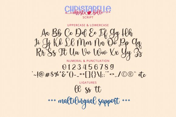 Christabelle Font Poster 10