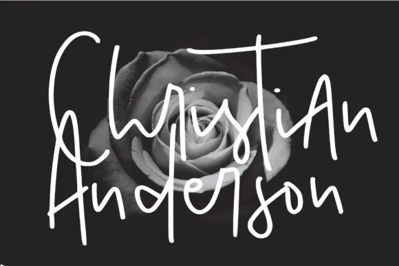 Christian Anderson Font Christian Anderson Font Poster 1