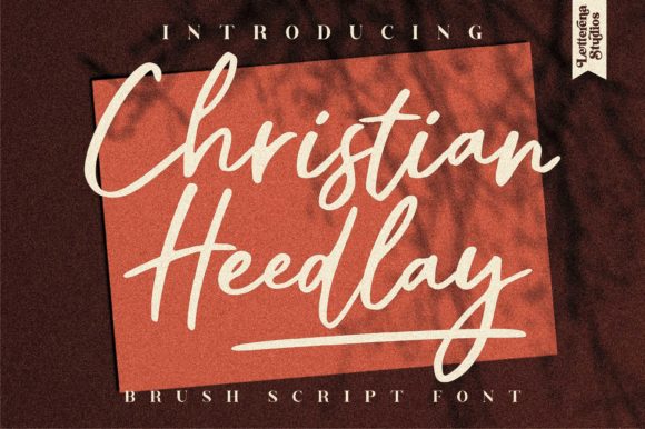 Christian Heedlay Font Poster 1