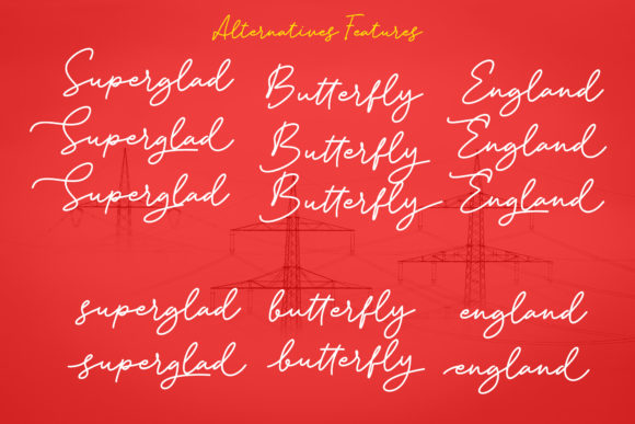 Christina Hellagista Font Poster 7