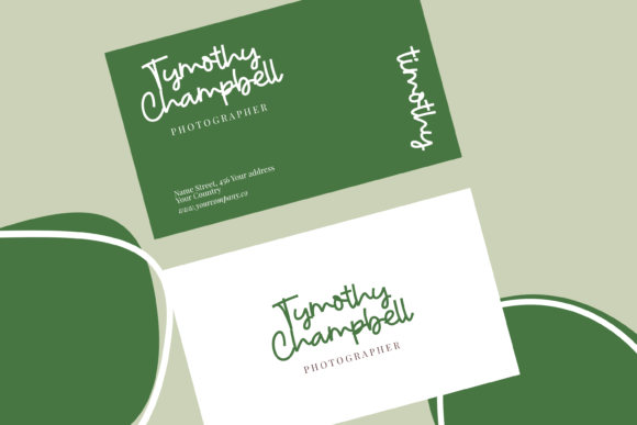 Christina Tameni Font Poster 4
