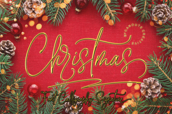 Christmas Font Poster 1