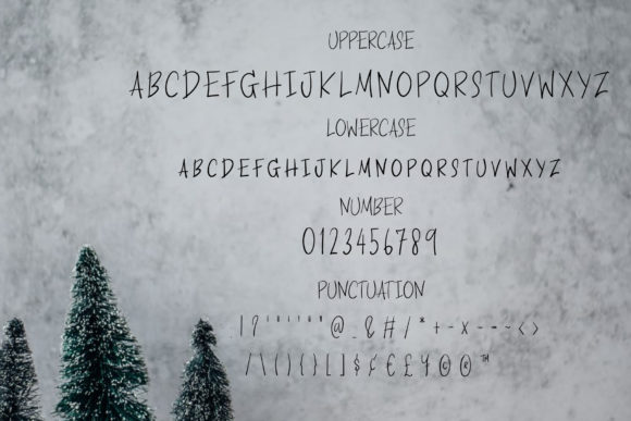 Christmas Font Poster 3