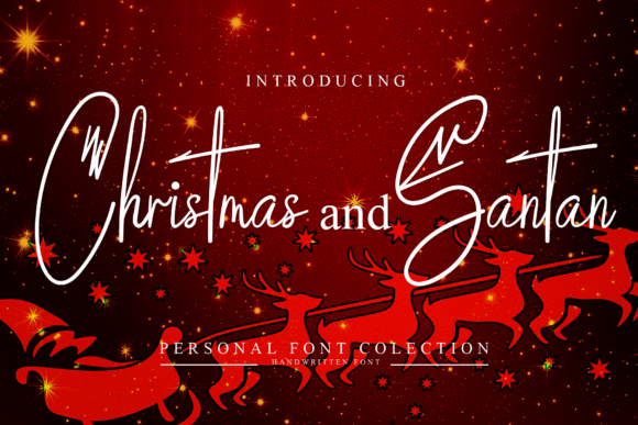 Christmas and Santan Font