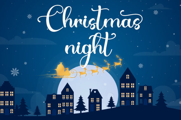 Christmas Bear Font Poster 3
