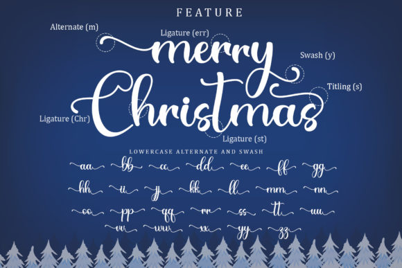 Christmas Bear Font Poster 8