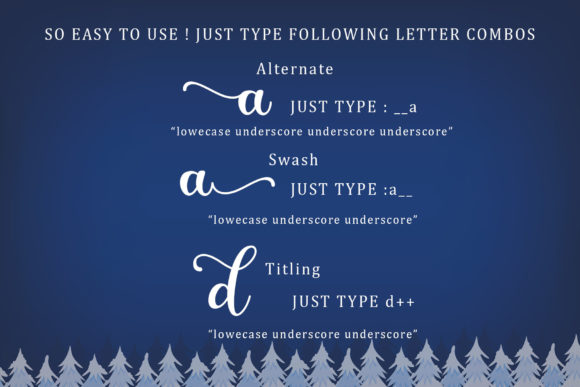 Christmas Bear Font Poster 9