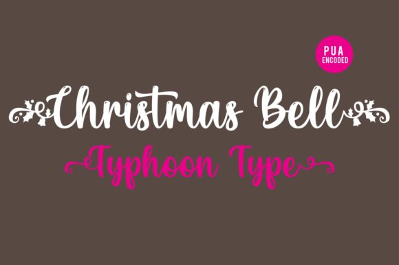 Christmas Bell Font Poster 3