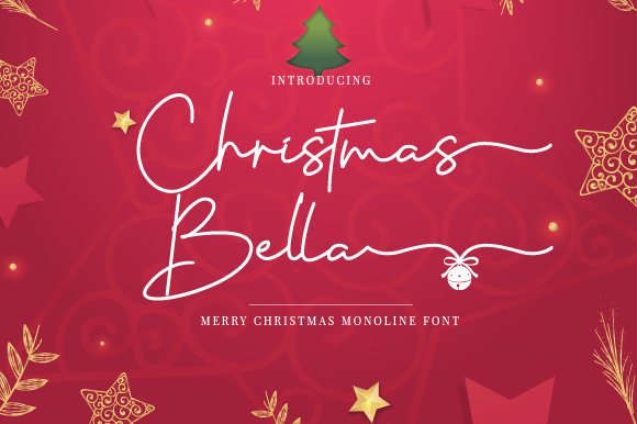 Christmas Bella Font Poster 1
