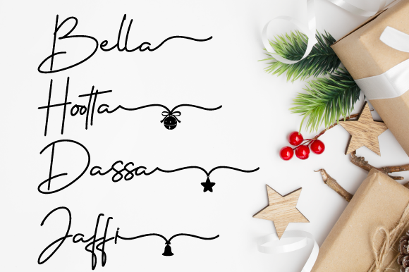 Christmas Bella Font Poster 4