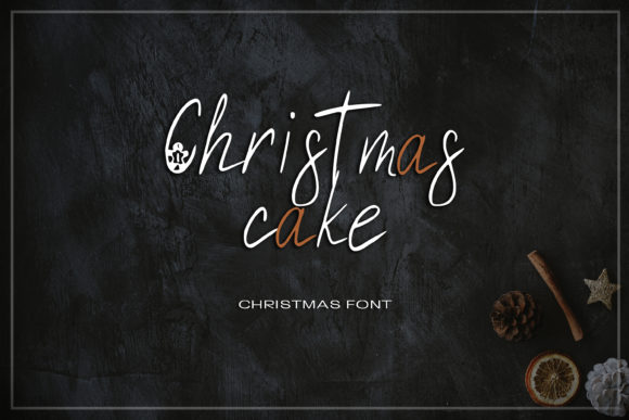 Christmas Cake Font