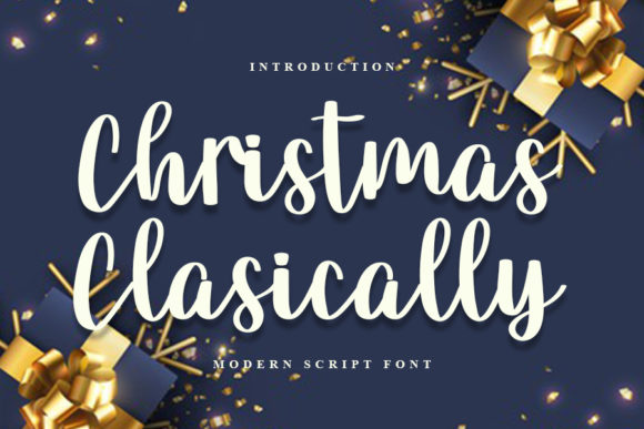 Christmas Classically Font Poster 1