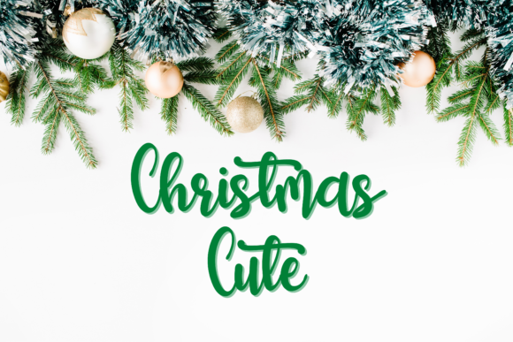 Christmas Cute Font Poster 1