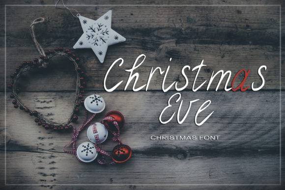 Christmas Eve Font Poster 1