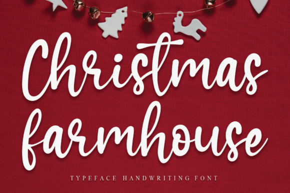 Christmas Farmhouse Font Poster 1