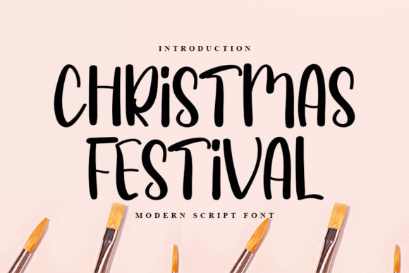 Christmas Festival Font Poster 1