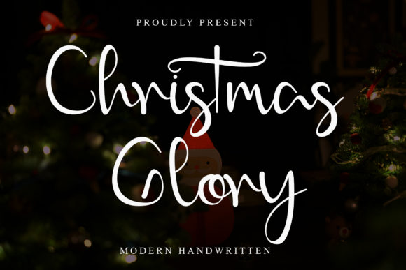 Christmas Glory Font Poster 1