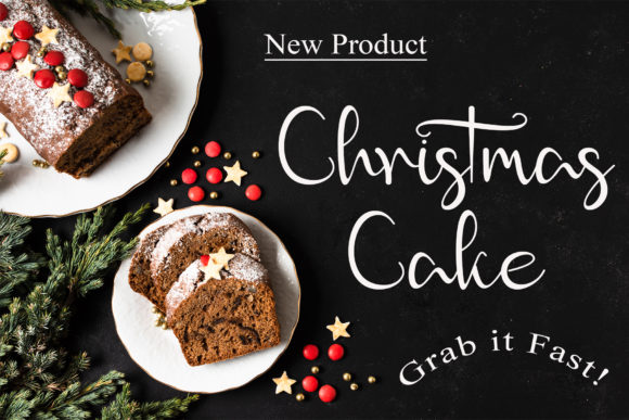 Christmas Glory Font Poster 5