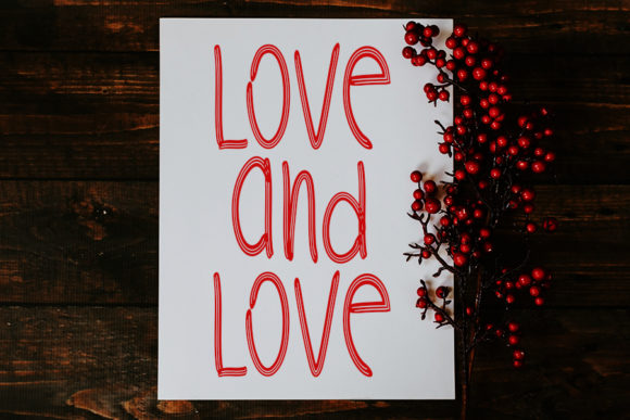 Christmas Happy Love Font Poster 2