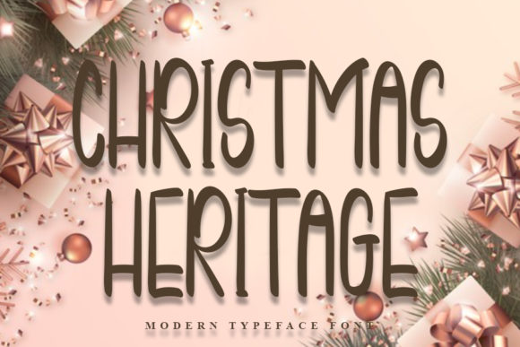Christmas Heritage Font Poster 1