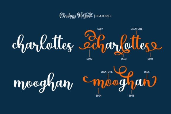 Christmas Holland Font Poster 3