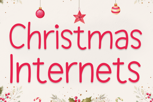 Christmas Internets Font Poster 1