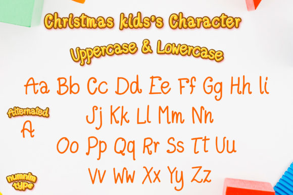 Christmas Kids Font Poster 2