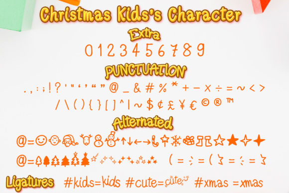 Christmas Kids Font Poster 3