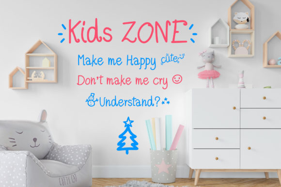 Christmas Kids Font Poster 4
