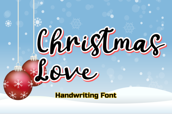 Christmas Love Font Christmas Love Font Poster 1